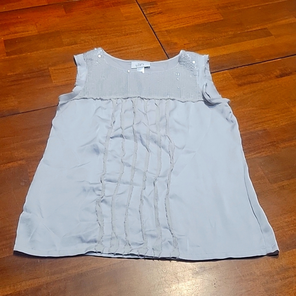 Womens Ann Taylor Loft Sleeveless Blouse